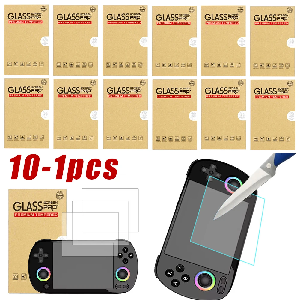 1-10PCS Für Anbernic RG40XX H HD Gehärtetes Glas Displayschutzfolie 9H Härte Displayschutzfolie Bildschirm Gehärteter Film