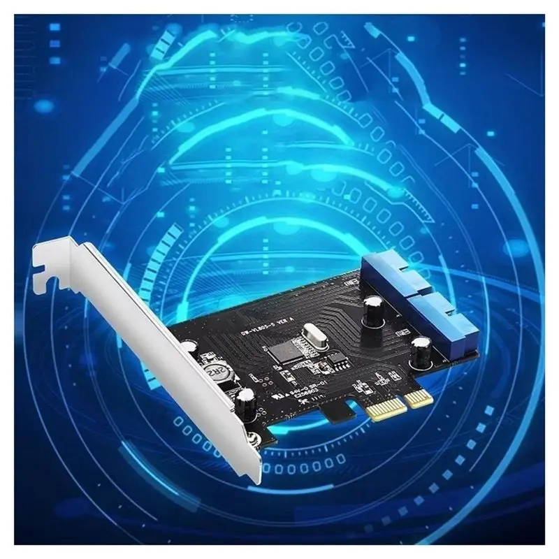 New Arrivals-Pcie 1X To 2 Port USB 3.0 19/20 Pin Expansion Card