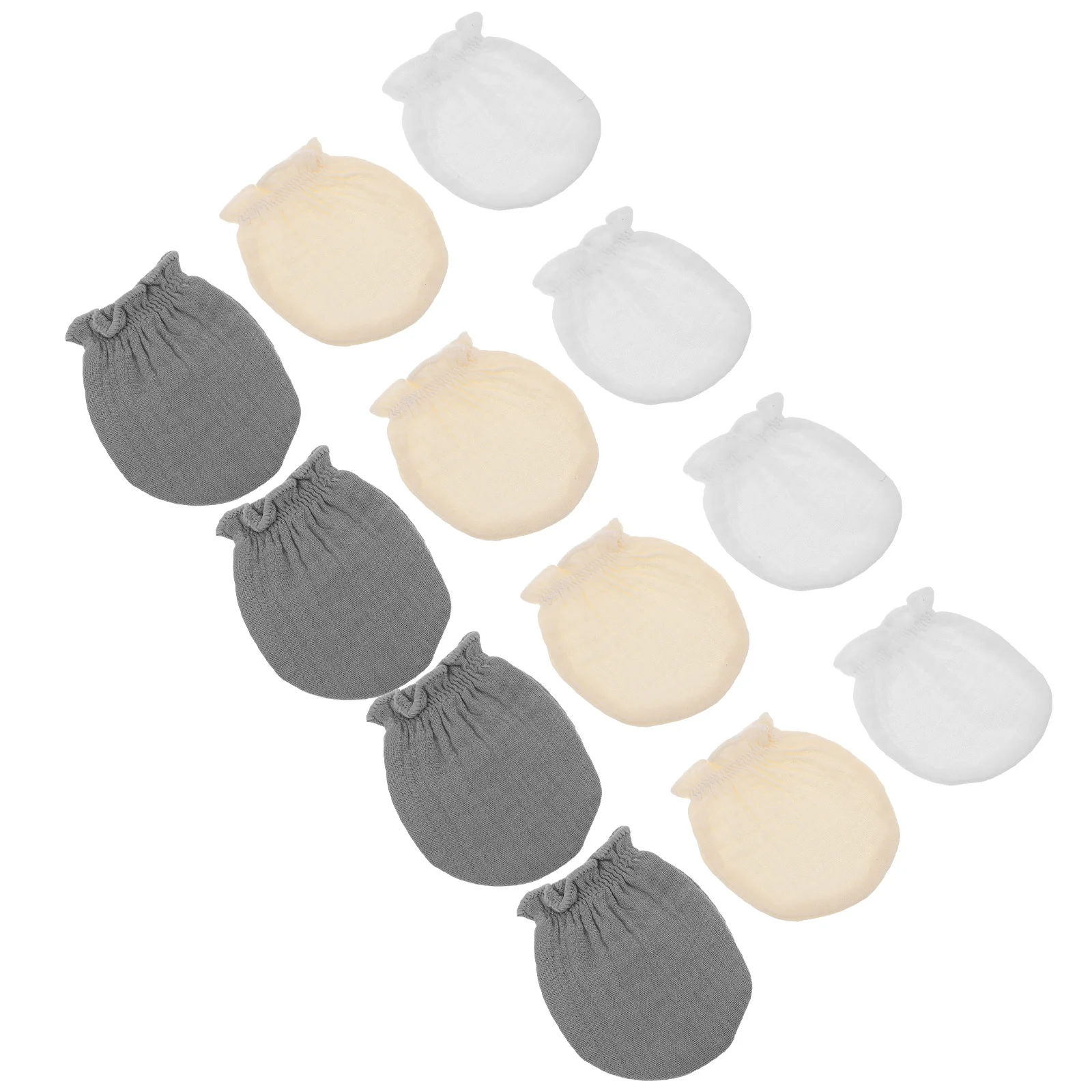 

6 пар варежек для младенцев, дышащие перчатки для новорожденных, против когтей, От 3 до 12 месяцев, без царапин, унисекс, варежки для прорезывания зубов для маленьких мальчиков и девочек