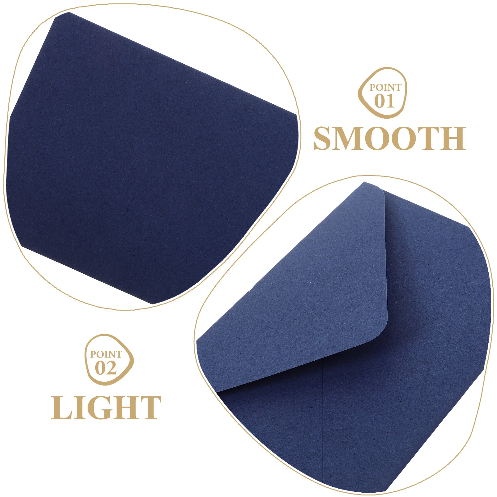 

50pcs Elegant Wedding Envelopes Smooth Paper For Invitations Greeting Cards Party Supplies Festival Accessories