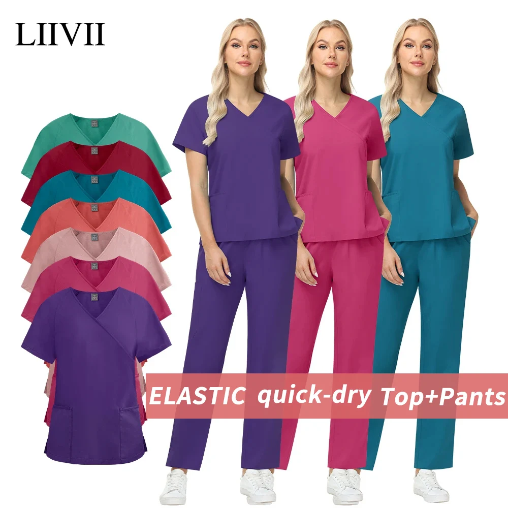 

Wholesale Price Operating Room Surgical Uniforms Medical Doctor Nurse Scrubs Set Beautician Work Clothing Clinical Nursing Wear