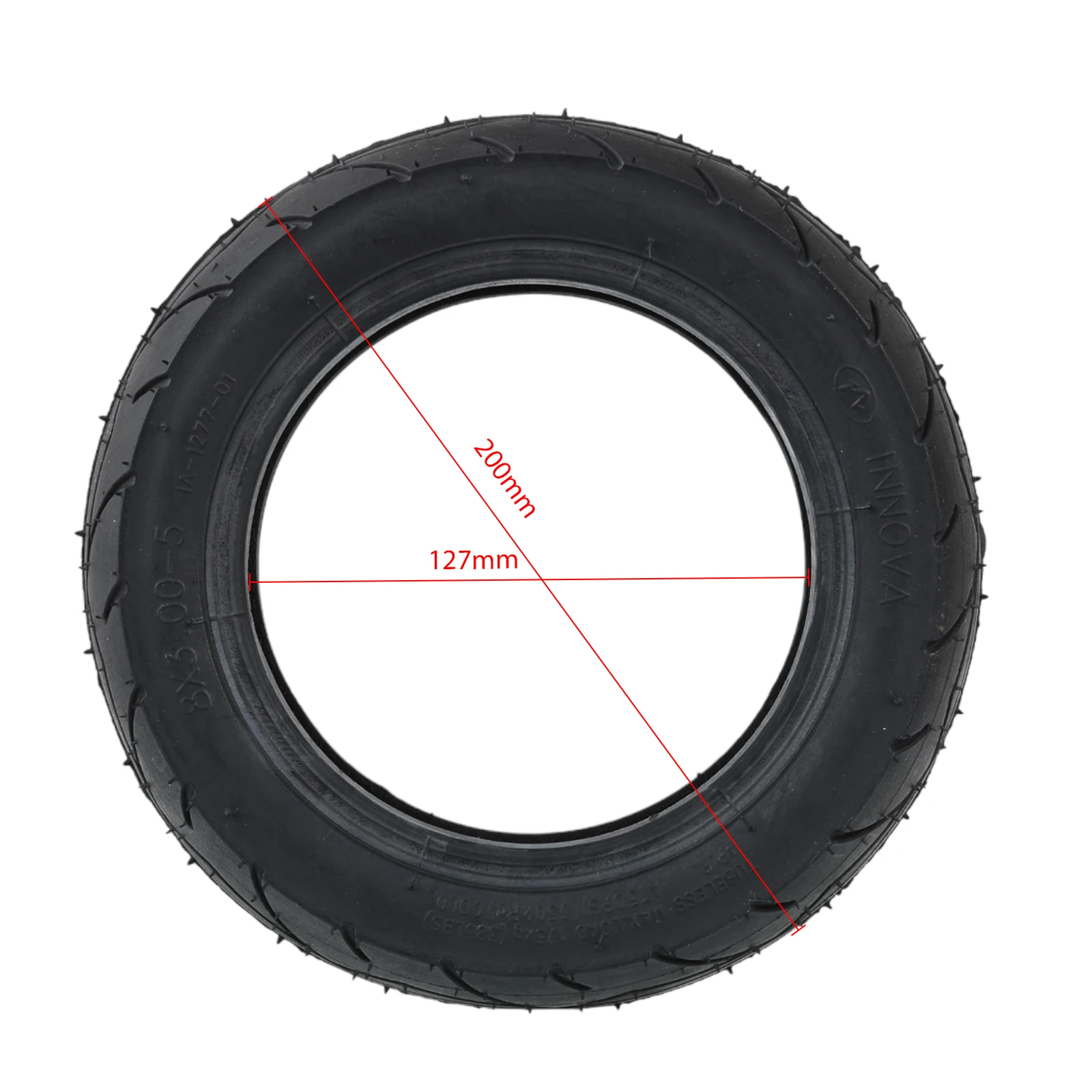 8*3.00-5 Tubeless Tire for Kaabo Mantis 8 Electric Scooter 8 Inch Kicksooter Innova 8x3.0 Tubeless Tyre