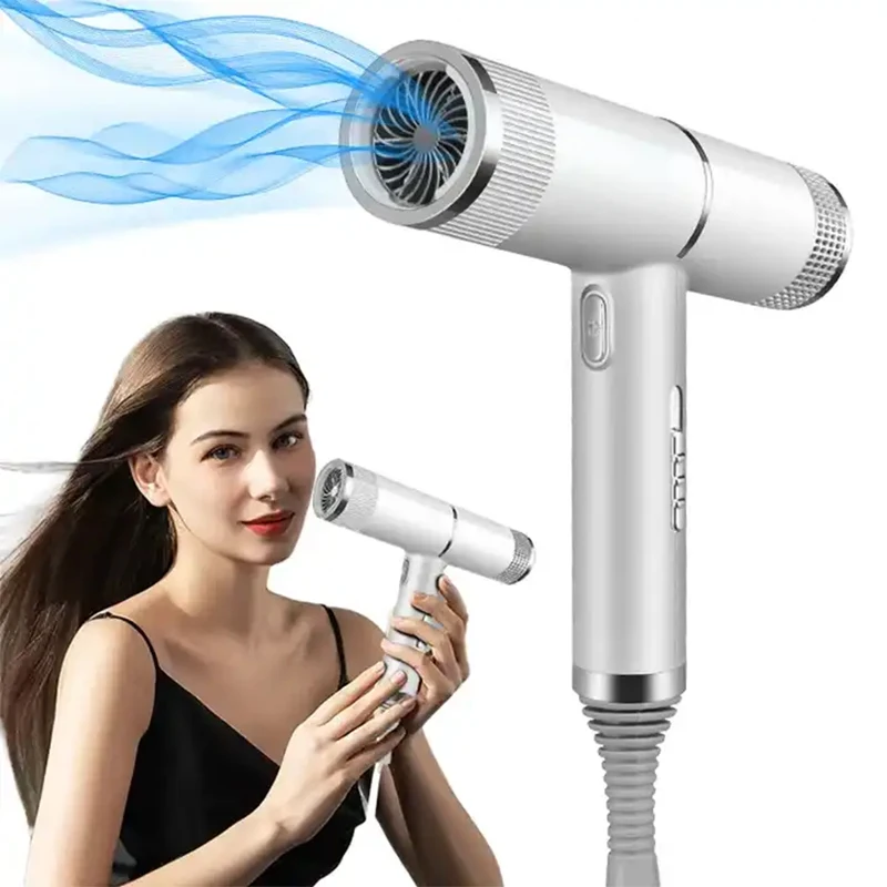 Professional Ionic Hair Dryer With Nozzle Hot Cold Air Blow Dryer Salon Home Fast Drying Anti Frizz Styling Tool For All Hair Ty
