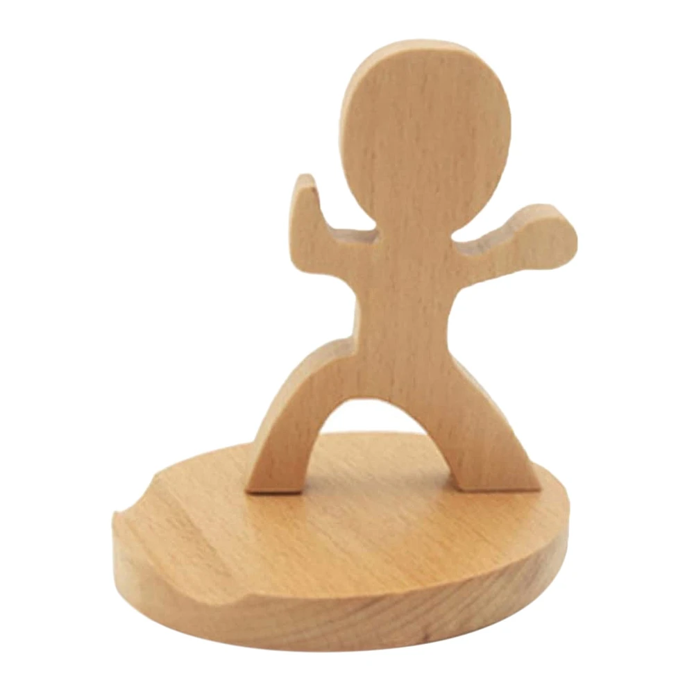 Cute Cell Phone Stand Universal Phone Desk Stand for Smart Phone Great for Watching Video -Tai Chi Boy