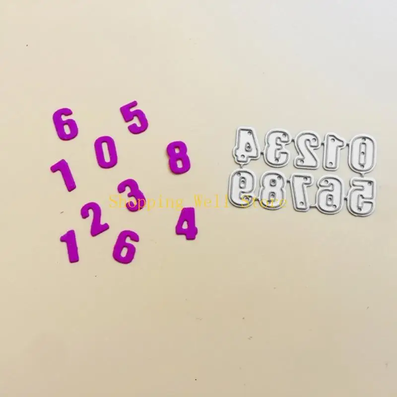 KX4B 번호 절단 다이 DIY 에칭 크래프트 다이 수제 능력 개발