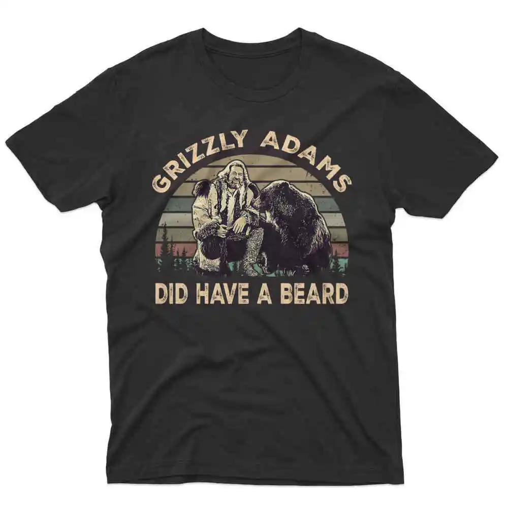 

Grizzly Adams Did Have A Beard Retro t Shirt, Movie Unisex T-Shirt