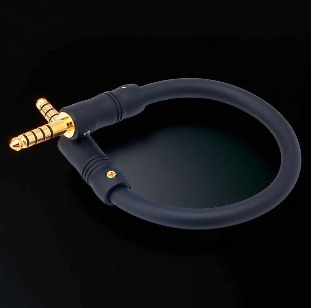 ■Japan Mogami Hifi OFC 4.4mm Balanced Male to 4.4mm Balanced Audio Adapter Cable Gold Plug 4.4 Male to Male Adapter