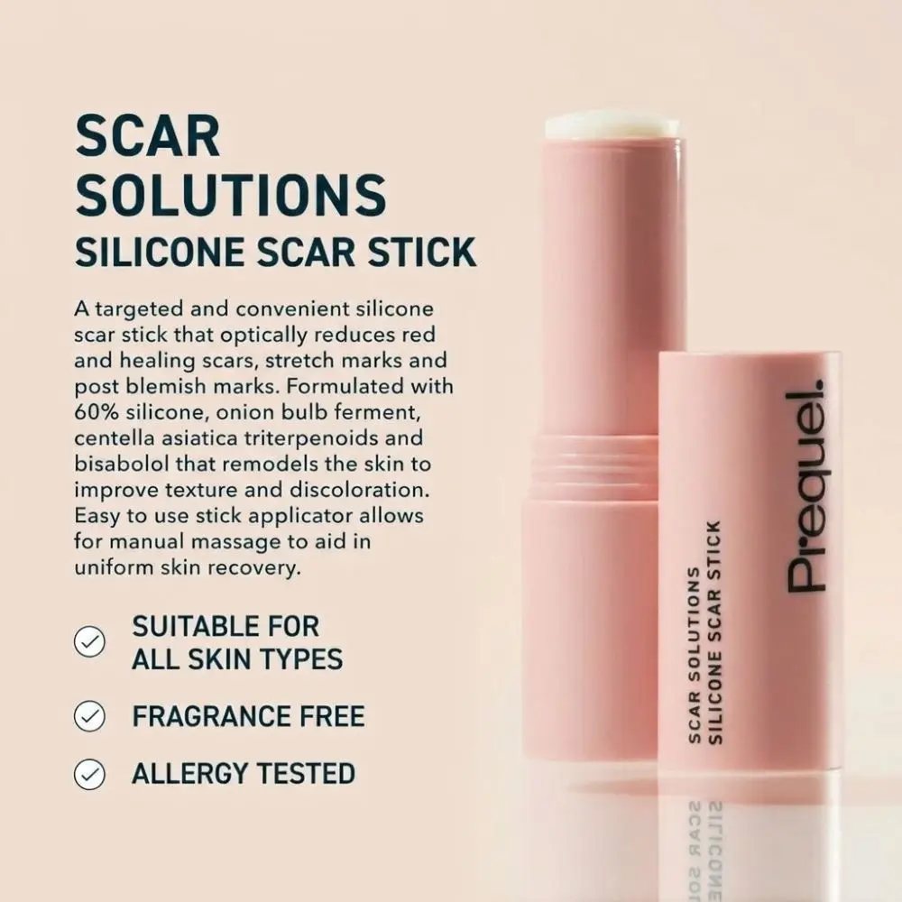 60% Silicone Silicone Scar Stick Velvety Film Thick Solid Scar Treatment Stick Centella Asiatica Extracts Soothing Formula