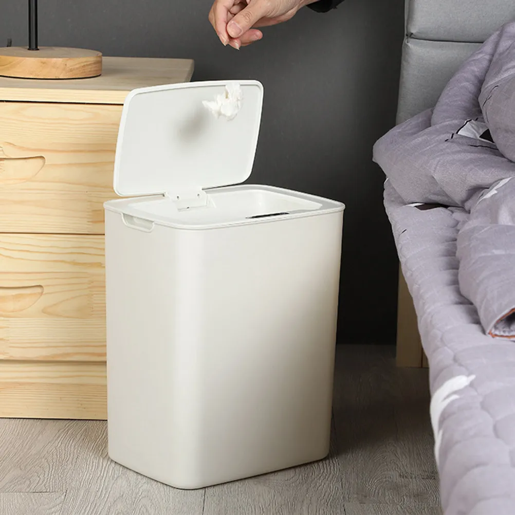 

1Pcs Automatic Sensor Trash Can 14L Smart Inductive Dustbin Large Capacity Silent Operation Home Kitchen Automatic Trash Can
