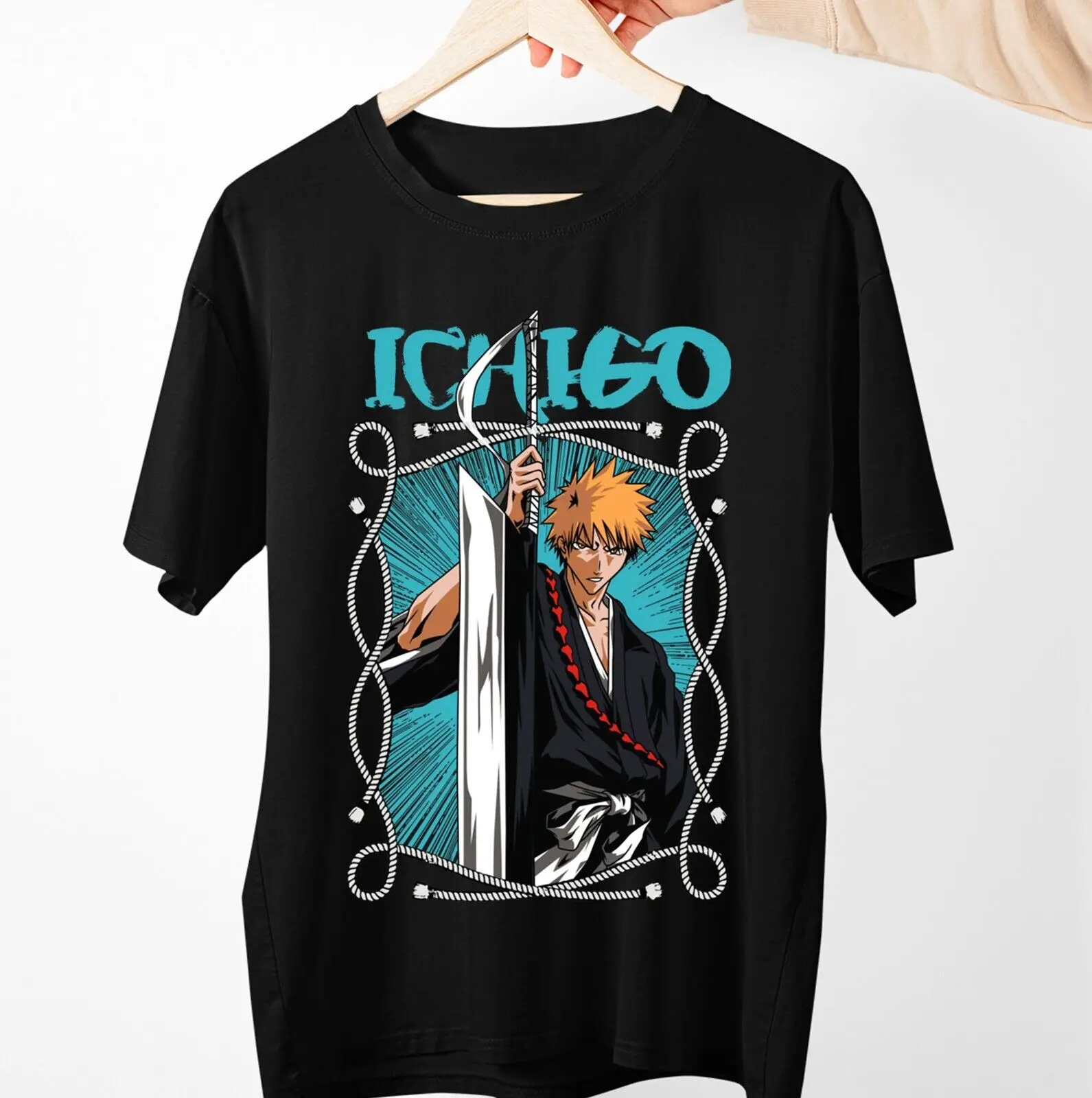 Shinigami Kurosaki Bleach new T Shirt comic game graphic tee