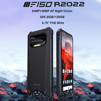 IIIF150 R2022 64MP+20MP AF Night Vision 6.78'' FHD 90Hz Smartphone IP68/69K Waterproof G95 8GB+128GB 8300mAh NFC Rugged Phone