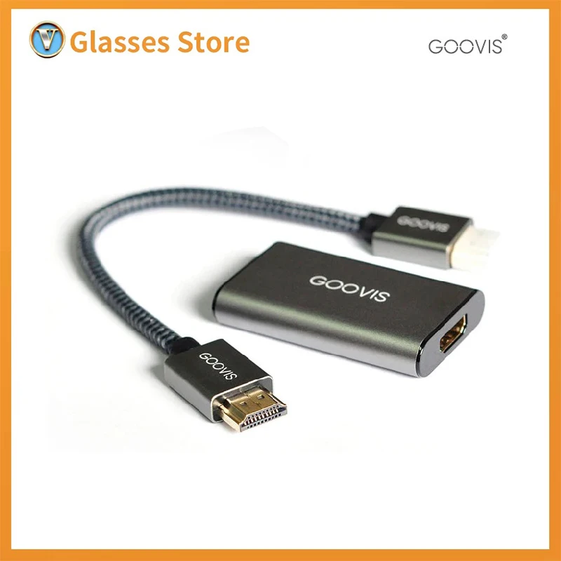 GOOVIS HDMI To Type-C Adapter HC2.0 USB-C Portable Display Rotor For VR Glasses Xbox PS5 Switch