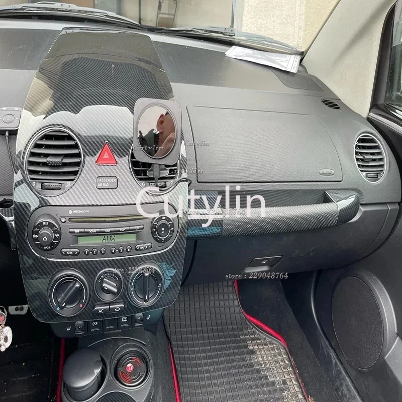 Interior Accessories For Volkswagen Beetle 2003-2011 Center Control Panel Cover Trim Steering Wheel Button Door Handle Panel