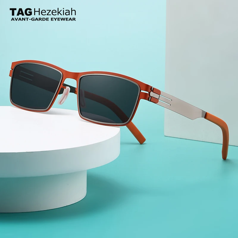 الألمانية مصمم الاستقطاب النظارات الشمسية PETER-1 خمر الرجال جودة Biosteel مكبرة القيادة ظلال UV400 حزب الشارع نظارات شمسية #1