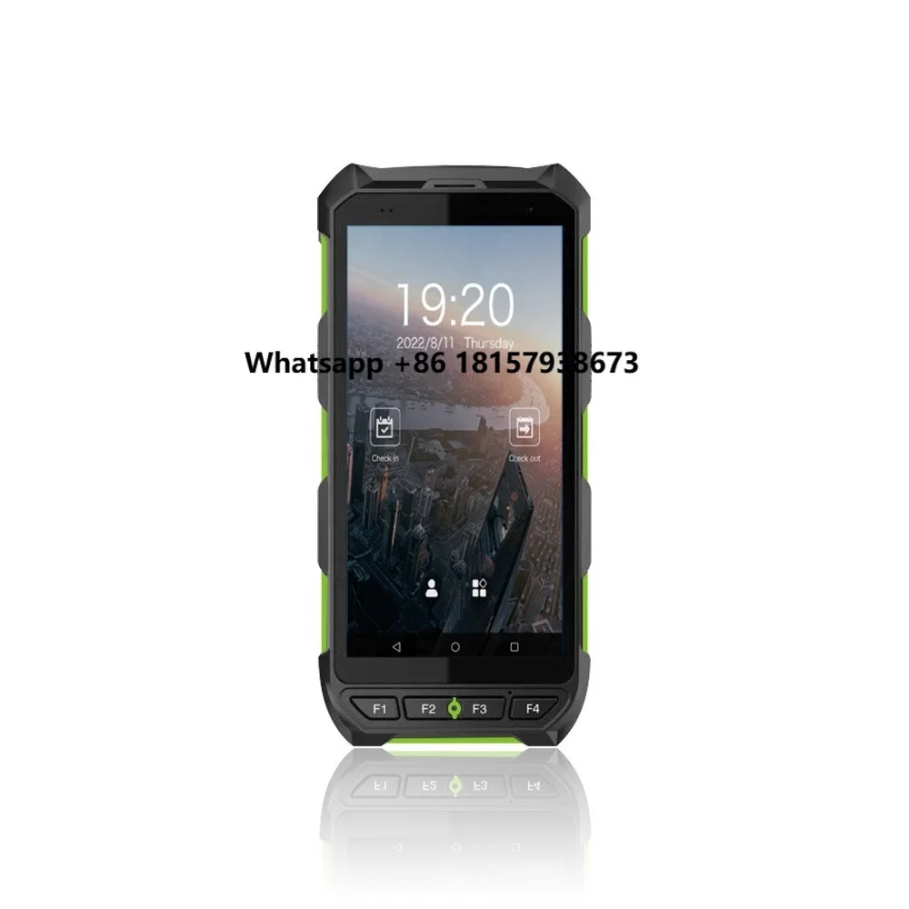

Waterproof IP65 Portable Handheld Face/Fingerprint/Card Biometric Time Attendance System 4G WIFI Battery Android 10.0 Horus H1