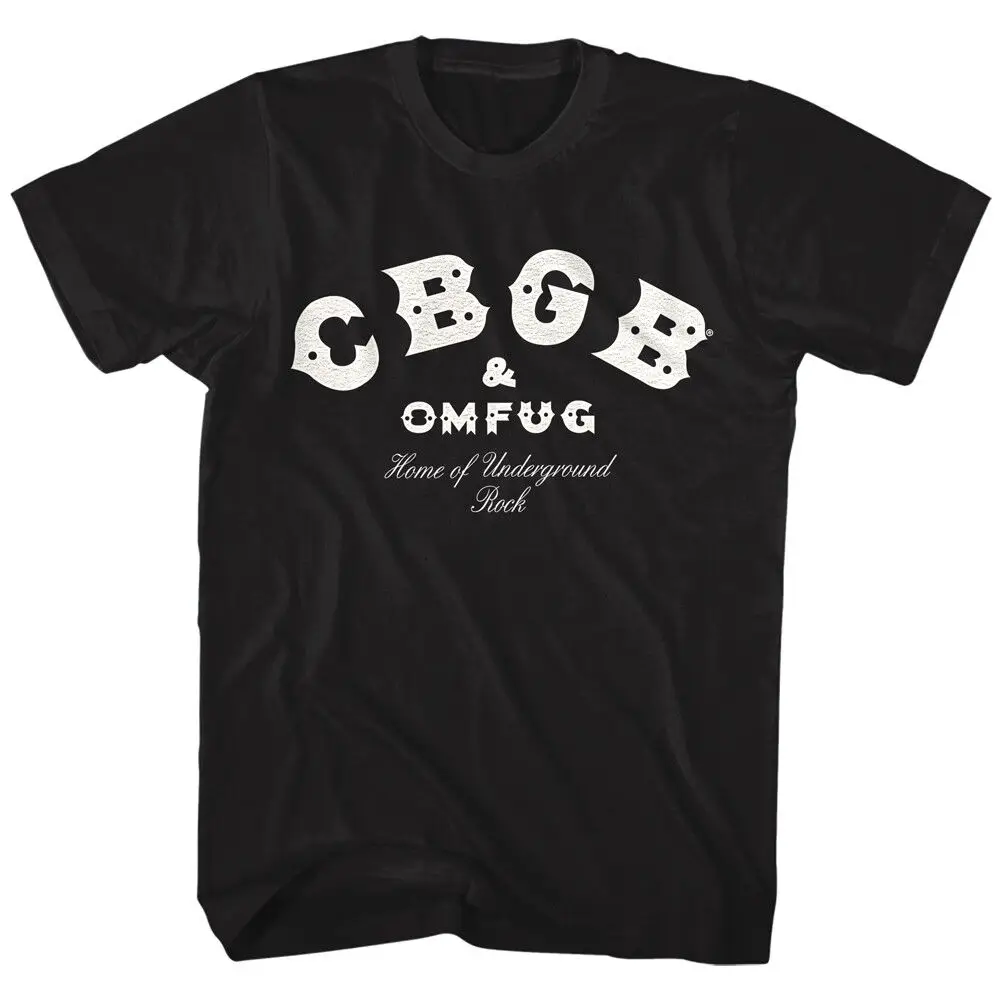 CBGB OMFUG Logo Home of Underground Rock Men's T Shirt OFFICIAL Punk Birthplace