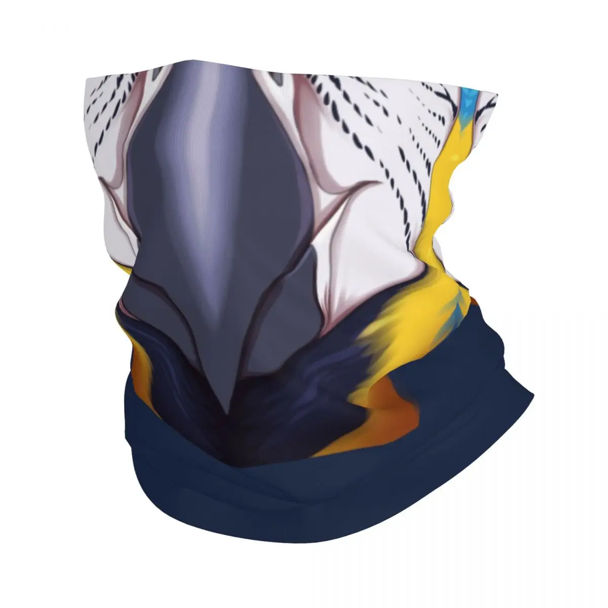 Cute Macaw Beak Bandana Neck Gaiter Windproof Face Scarf Cover Men Women Parrot Bird Headwear Tube Balaclava