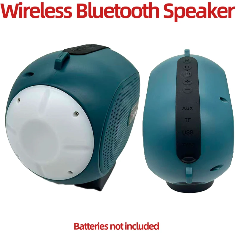 Compatible with For MT/BS/Mil 18/20V Batteries Portable High-Definition Sound Wireless Speaker System Featuring Wireless Stereo
