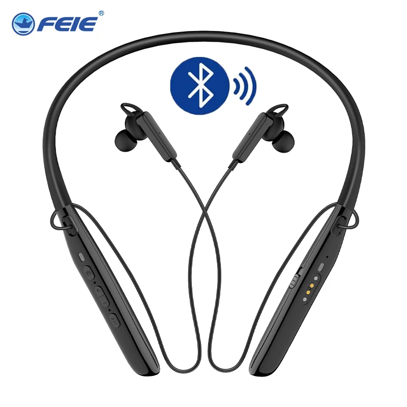 2023 Binaural Headsets Wear Rechargeable Bluetooth Digital Hearing AIDS For Elderly Adults Hearing Aid Headphones