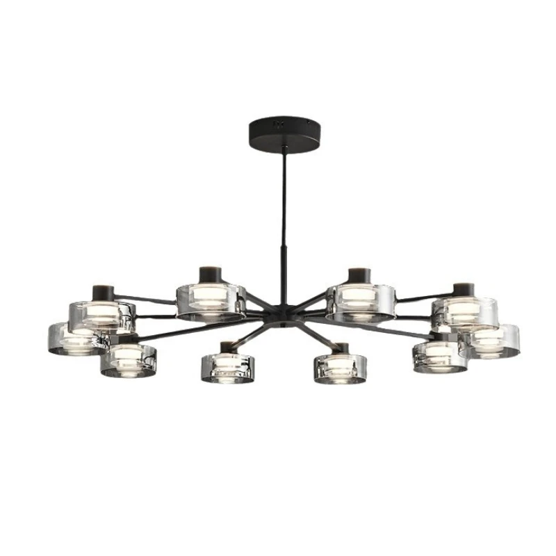 

Italian minimalist living room lamp Nordic creative glass designer home chandelier Modern bedroom home decoration lighting