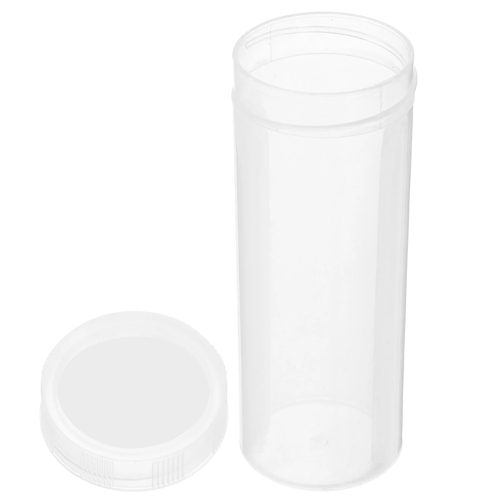 

3 Pcs Dyeing Vat Barbicide Clear Pill Bottles Coplin Slide Staining Holder Jar Round Laboratory Barber Accessories Shop