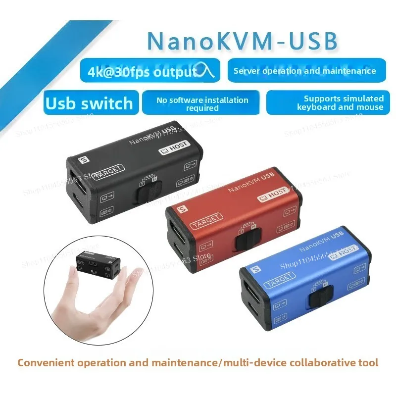 NanoKVM-USB Portable KVM Tool – Keyboard & Mouse Emulator for Server Maintenance & Remote Operation