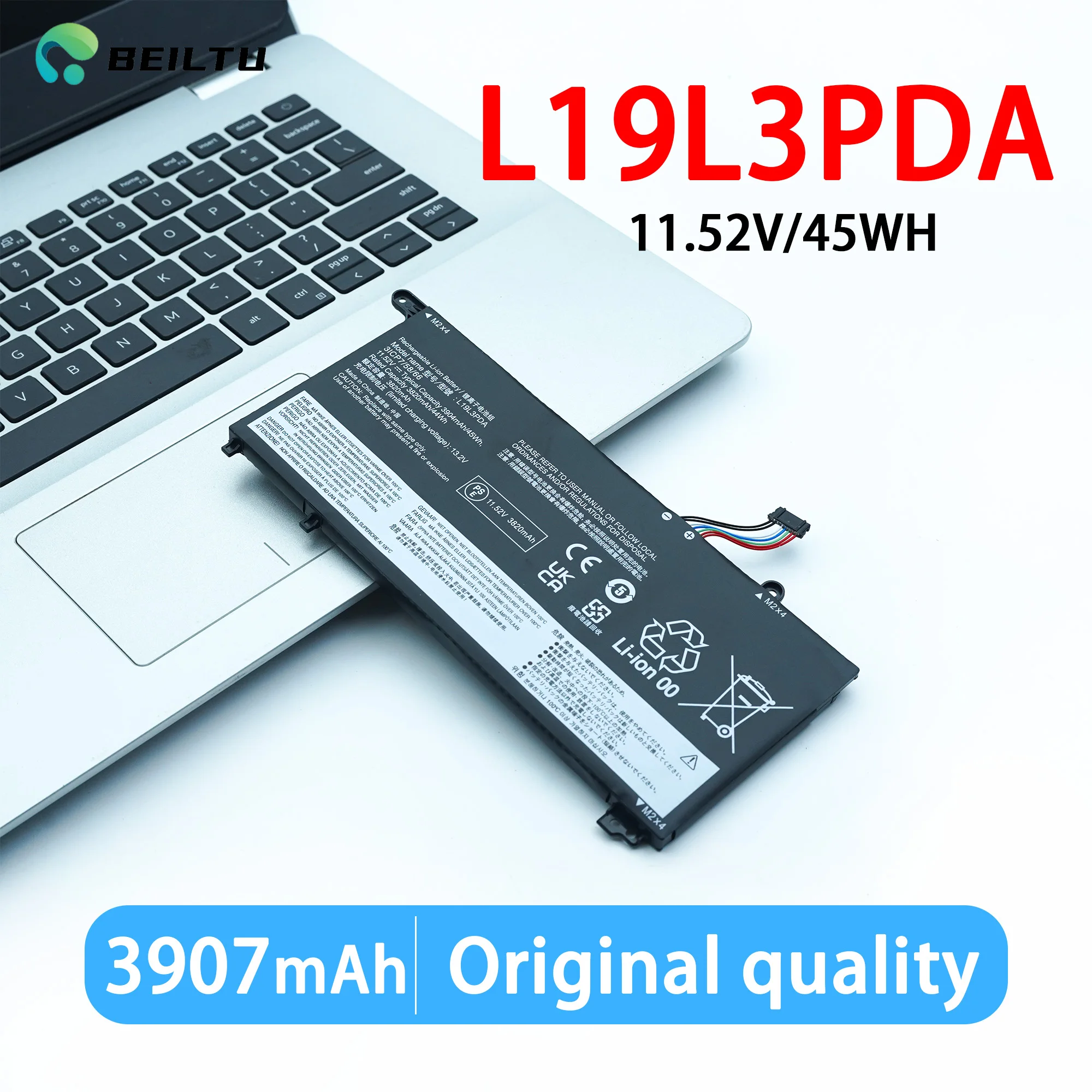 Batería L19C3PDA para Lenovo Thinkbook 14 15 G2 Itl Are Thinkbook 14 15 G3 L19M3PDA L19D3PDA L19L3PDA