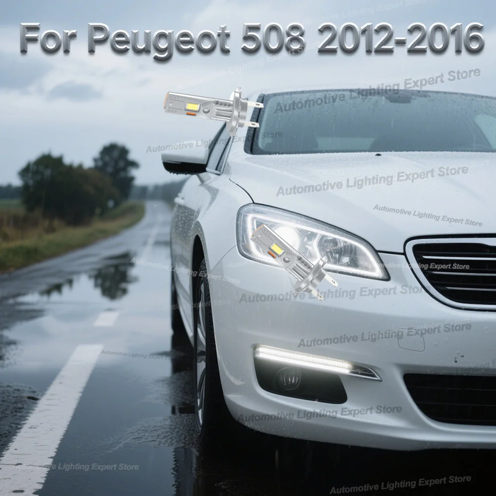 

Светодиодная лампа 6000K CSP дальнего ближнего света для Peugeot 508 2012 2013 2014 2015 2016