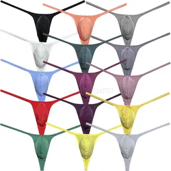 Sensational Men's Shiny Contour Bulge Pouch Underwear Unleash Your Sexiness with Our Mini Bikini G-String