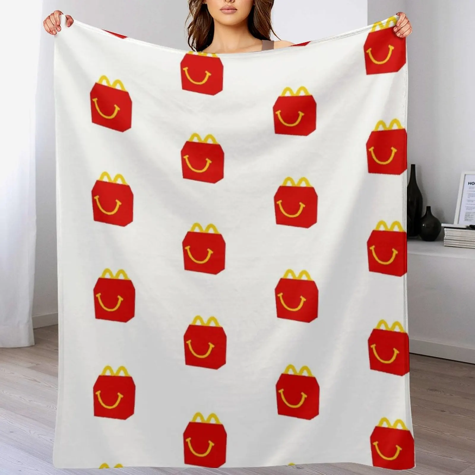 happy meal Throw Blanket