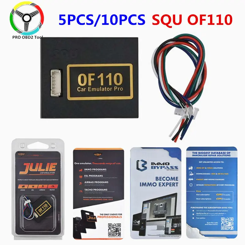 5PCS/10PCS SQU OF110 SQU OF96 Universal IMMO Emulator SQU OF80 SQU OF68 (K-LINE/CANBUS CARS) Cars OBD2 Diagnostic Tools