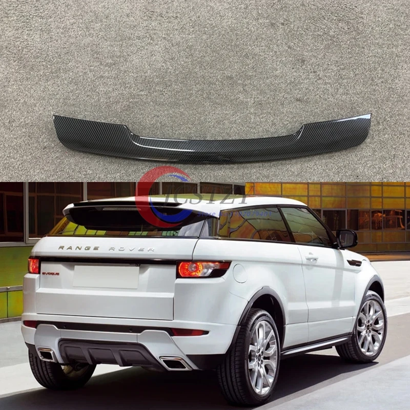 

For Range Rover Evoque Rear Roof Spoiler Wing ABS Bright black Unpainted Primer 2010-2015