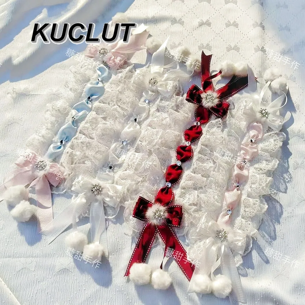 

Girls New Headwear Original Handmade Hair Accessories for Women Sweet and Cute Hairband Multi-color Lace Bow Hair Clip