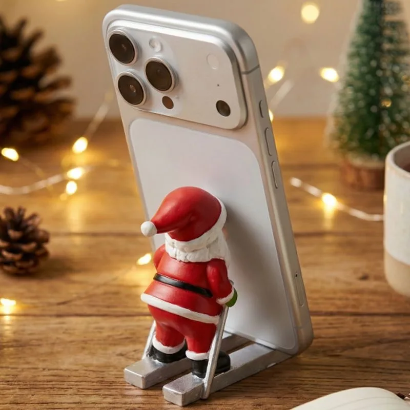 

Santa Claus mobile phone stand, desktop tablet support stand, lazy person watching drama workstation decoration