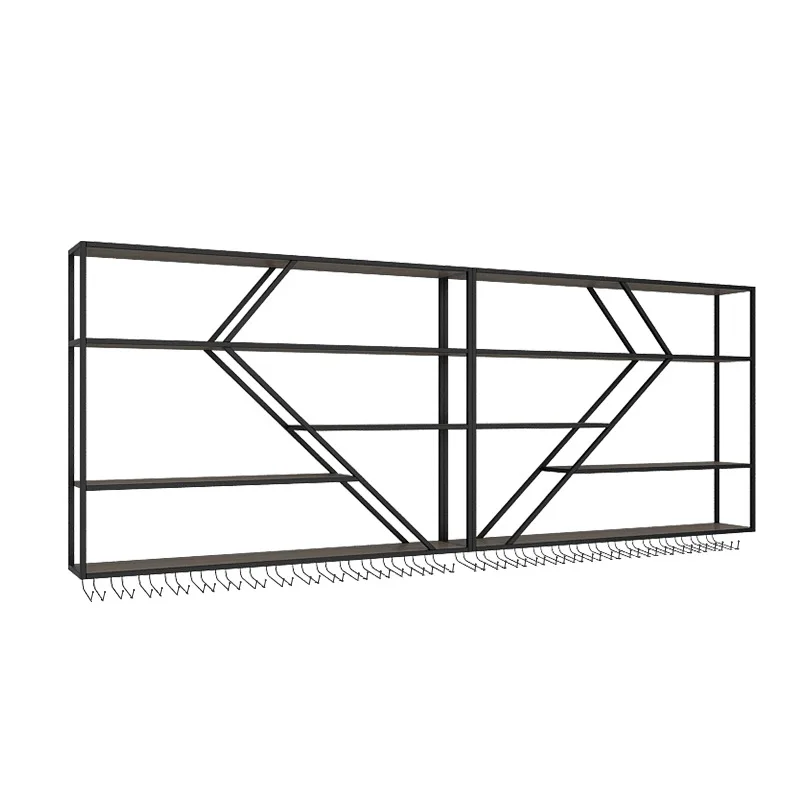 

Bar cabinet, shelves, restaurant, wrought iron, wine