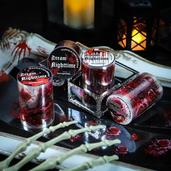 1 pcs/1 Lot ตกแต่งกาวเทป Night Tam Dreams ขยะ Journal ญี่ปุ่น Masking Scrapbooking สติกเกอร์