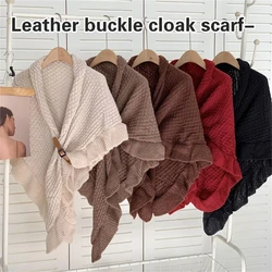 Trendy Warm Blanket Shawl Wrap Ponchos for Outdoor Cardigan Warm Shawl Wrap for Wedding Evening Dresses Knitted Scarves