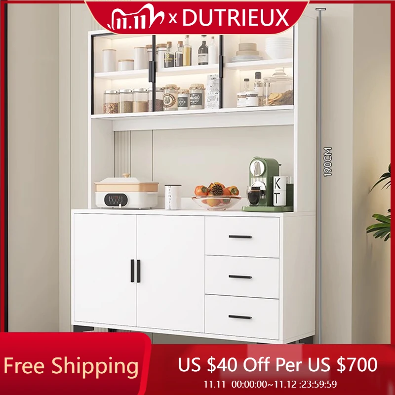 

Wine China Living Room Cabinets Mobile Storage Organizer Cabinets Sideboards Wood Luxury Display Pantry Gabinete Home Furniture