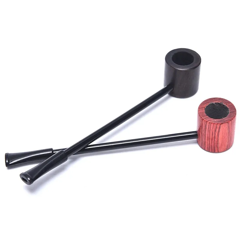 Wooden Long Pipe For Straight Smoking Pipe Portable Handmade Filter Smoking Accessories Tobacco Pipes Gifts For Men