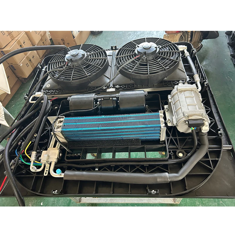 نوع جديد الكهربائية 12 فولت على السطح العربة RV مقطورة شاحنة جرار فان قافلة مكيف الهواء 12 فولت #3