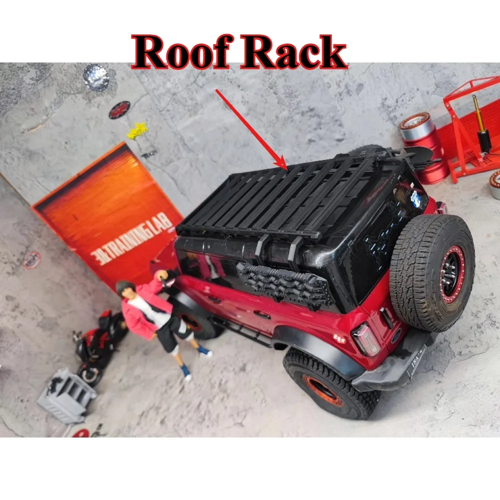 RC Crawler Simulation Roof Rack Customized Mod Accessory For Traxxas TRX‑4 Bronco 1/10 Scale RC Off‑road Truck Appearance Parts