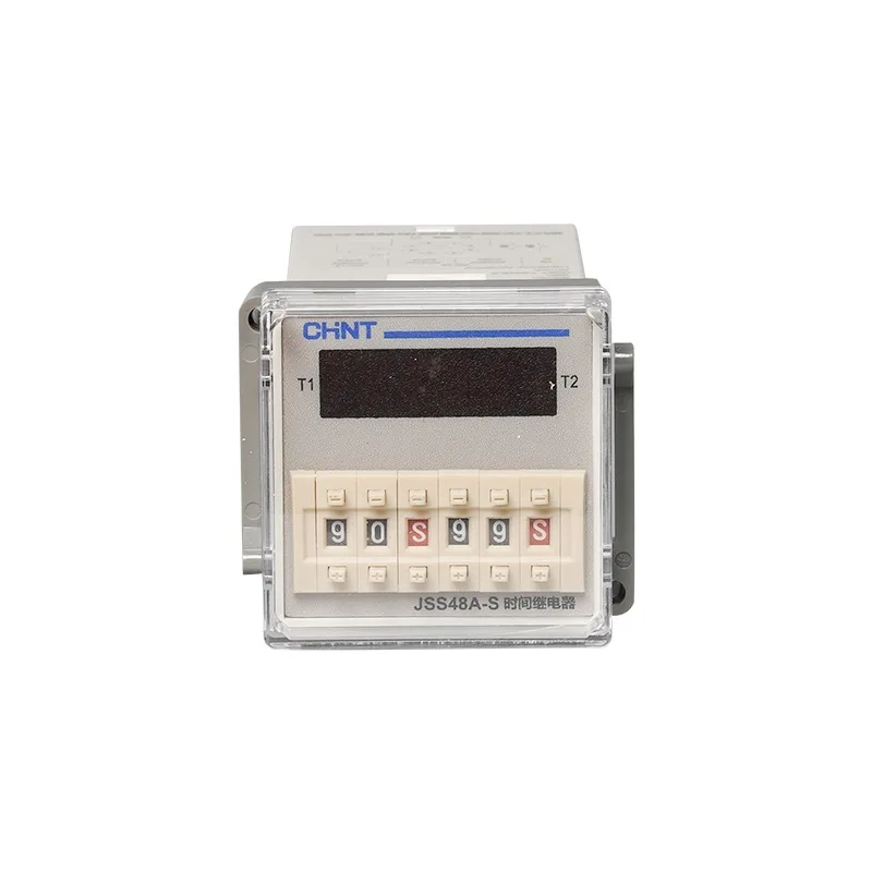 Imagem -02 - Chint-controle de Ciclo Display Digital Original Relé Temporal ac 220v 380v dc 24v 48v Jss48a Jss48a11 Jss48a2z Dh48s-s