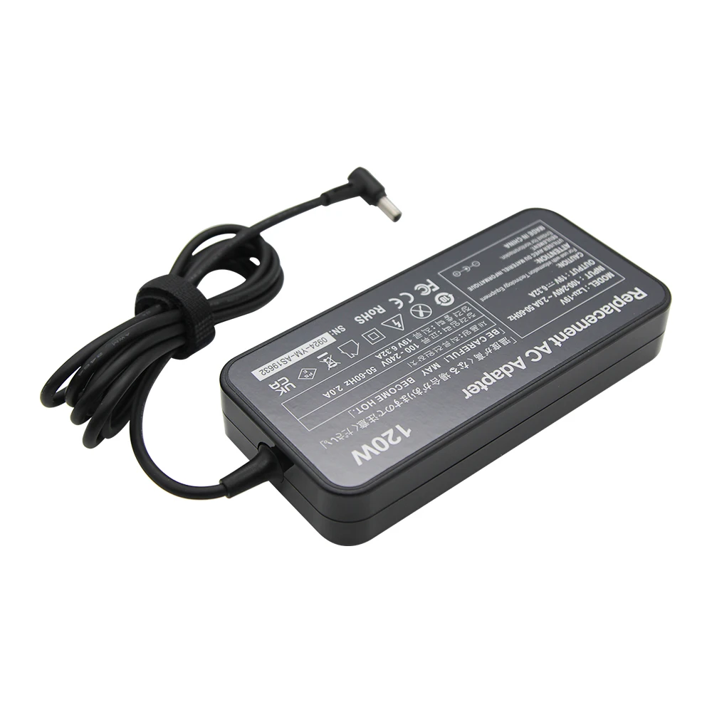 Imagem -03 - Adaptador para Laptop ac Power 19v 6.32a 5.5*2.5 mm 120w para Toshiba Satélite para Asus Pa112128 N750 N500 N53s G50 N55 Carregador