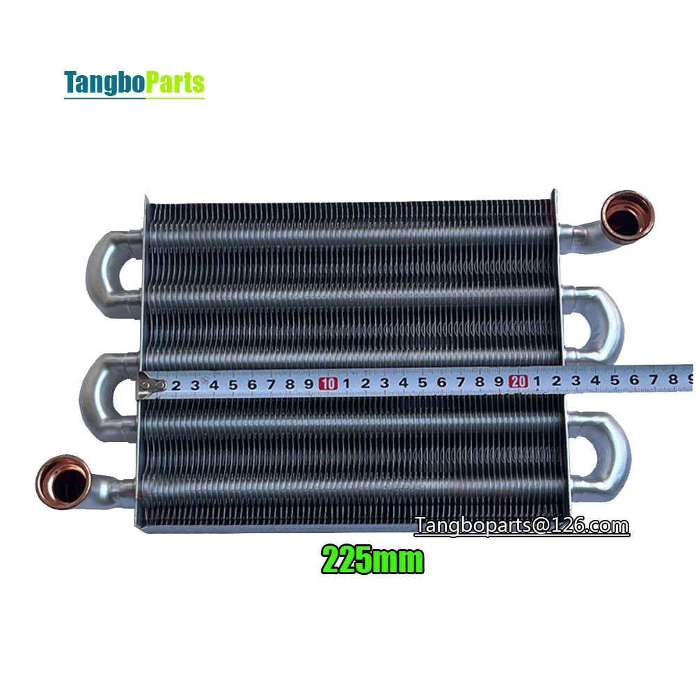 

Gas Boilers Spare Parts Left Mouth 225mm Length Main Heat Exchanger For ESIN Viessmann Immergas Gas Boilers Gas Boiler