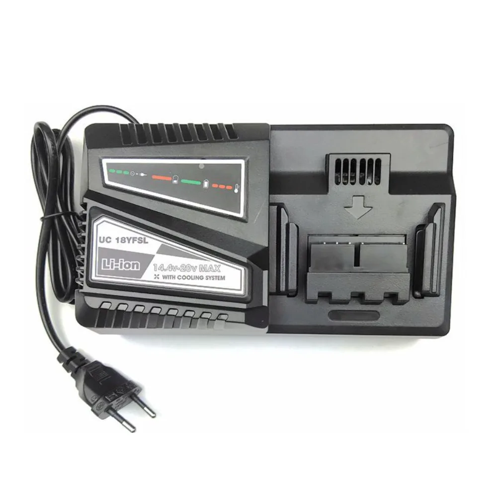 Top Deals 14.4V-20V Max UC18YFSL Li-Ion Battery Charger for HITACHI UC18YFSL UC18YSL3 UC18YKSL UC18YRL UC18YRSL