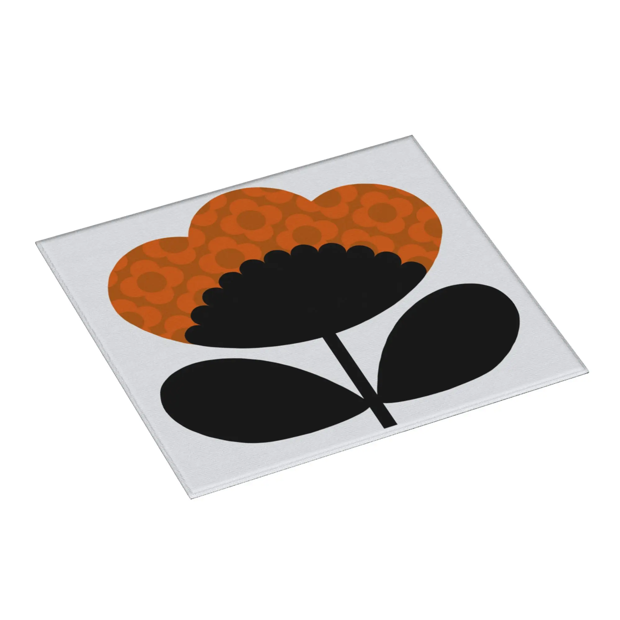 Drying Mat For Kitchen Orla Kiely Flower Scandinavian Barware Tableware Oil Proof Reusable Washable Kitchen Sink Drying Pad
