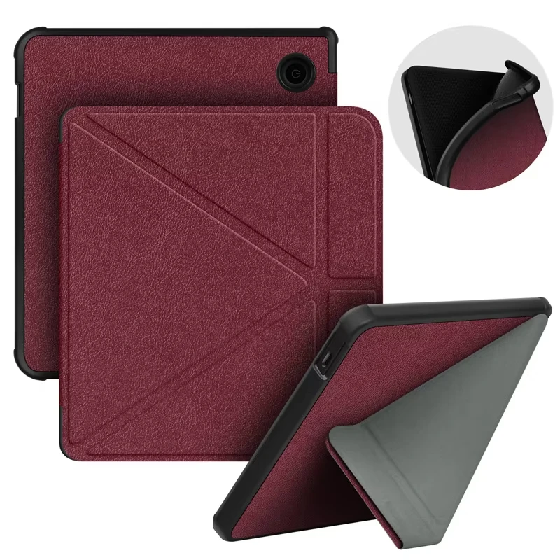 

Case for Tolino Vision Color 2024 e-book protective case, portable, all inclusive case, multi angle folding protective case