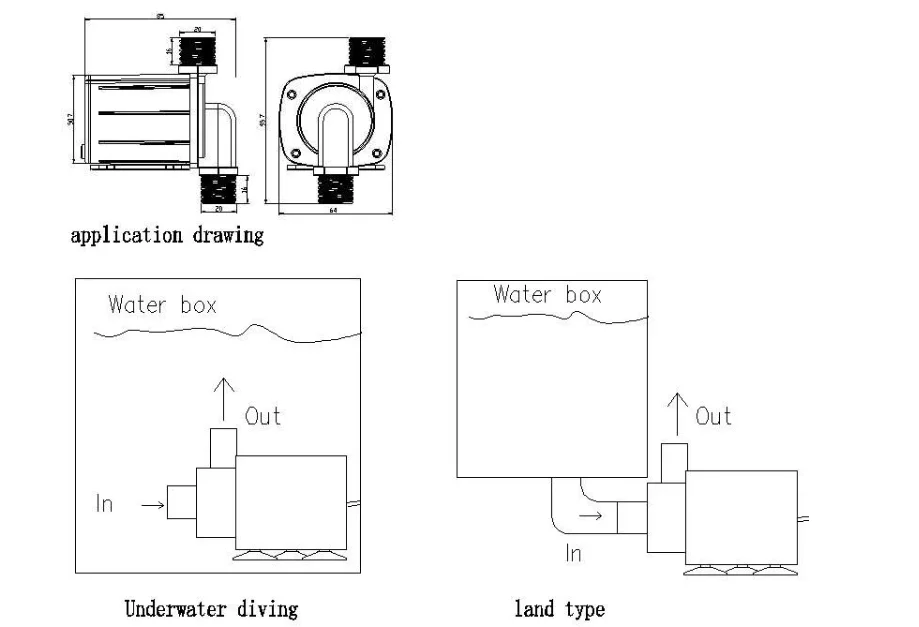 JT-1000CT 12 V 24 V DC-Motor, bürstenlose Wasserpumpe, 3-Phasen-Hochwasser-Hebekopf, 10–17 m – Detail 2