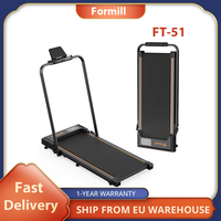 Formill FT-51 Walking Pad Treadmill, 2.5 HP Motor, LED Display, 265lbs Max. Load, 1-6km/h Speed,LED Display,200V, 50Hz