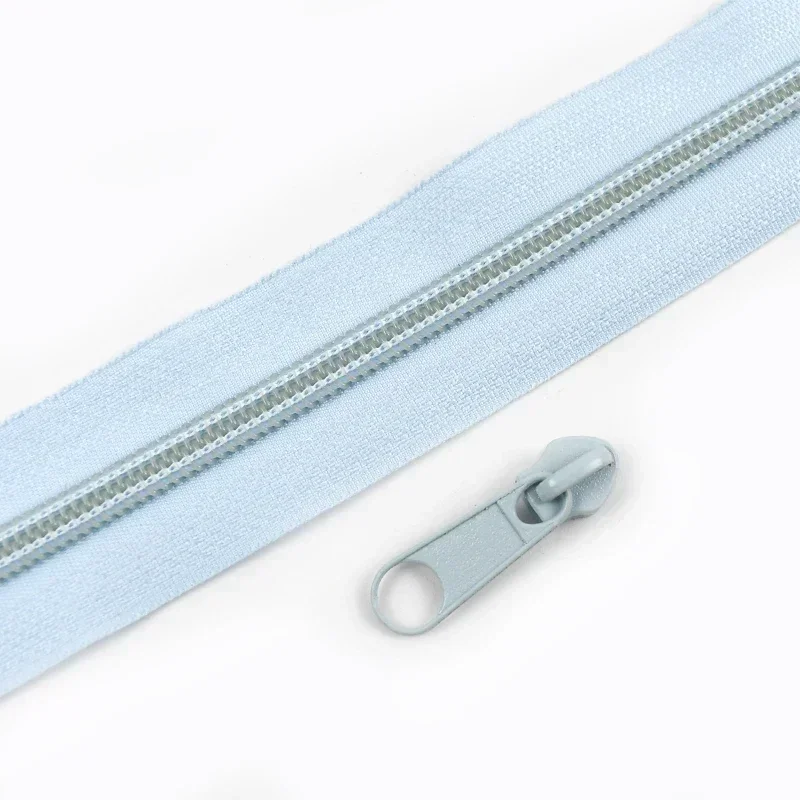 5/10/20M 3 # 5 # Regenbogen-Nylon-Reißverschlussband mit Reißverschlusszügen, Kleidungsdekoration, Reißverschlussrolle, Taschenverschluss, Reparaturset für Reißverschlüsse, Nähzubehör